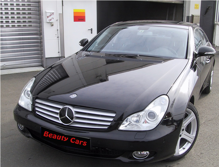 Mercedes  500 CLS mit der DITEC Lackversiegelung dauerhaft gesch&uuml;tzt.