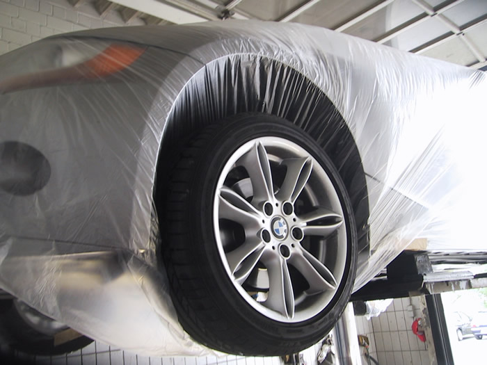 Auch die teueren Alu-Felgen m&uuml;ssen gesch&uuml;tzt werden.